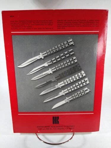 Balisong Manual By Jeff Imada 1984 Self Defense How To Care Grip