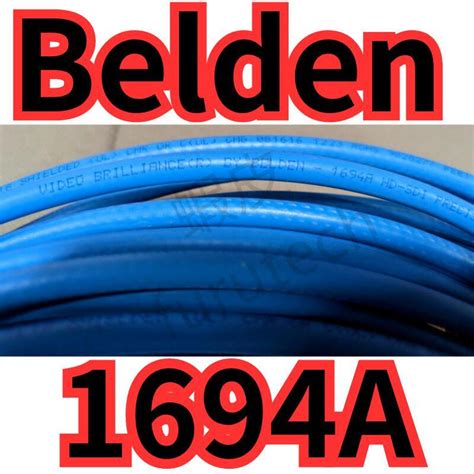 平價diy線王 Belden 1694a 藍色 切售 裸線 真75歐姆 Spdif 75歐姆同軸線 低損耗 Rca 蝦皮購物