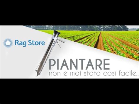 Piantatore Veloce 3 Bocche Bulbi Semi Piante Giardino Orto Per Piantare