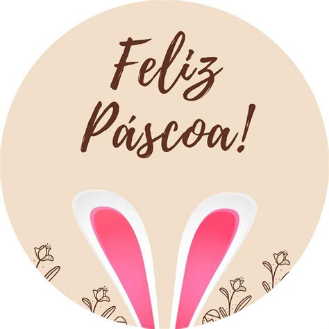 Etiqueta Adesiva para Ovo de Páscoa feliz pascoa 23 Fran Adesivos de