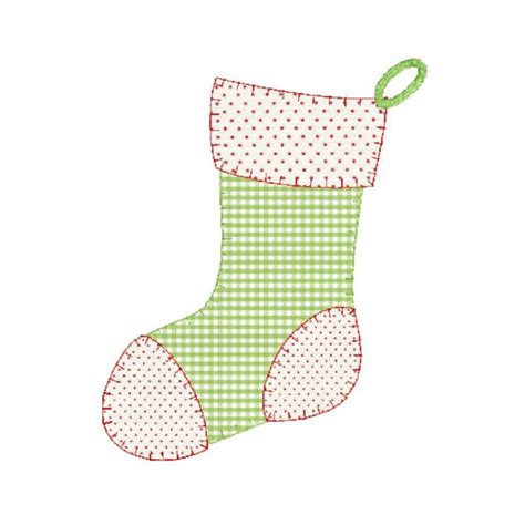 Christmas Stocking Applique - Etsy