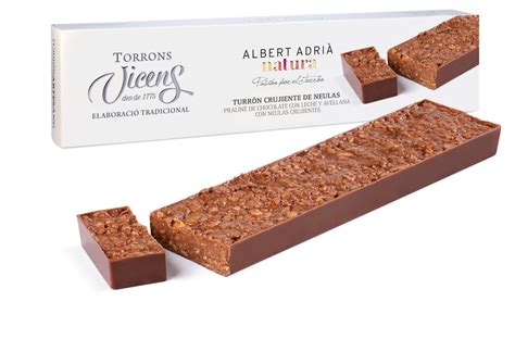 Turrón Crujiente de Neulas Albert Adrià 250g Torrons Vicens