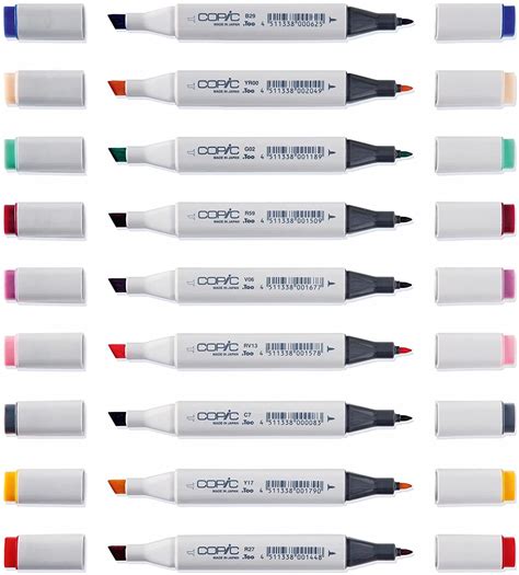 Copic Marker 12 Piece Set Pastel Colours Cz20075704 Etsy