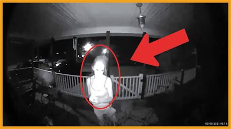 Most Disturbing Things Caught On Doorbell Camera Part Youtube