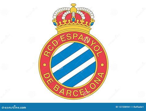 Reial Club Deportiu Espanyol De Barcelona Logo Editorial Photo ...