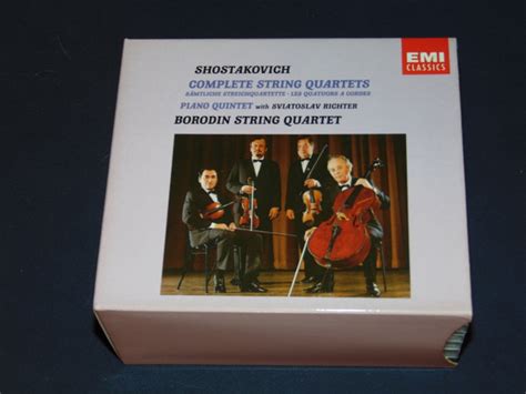 Dmitri Shostakovich Complete String Quartets By The Borodin String