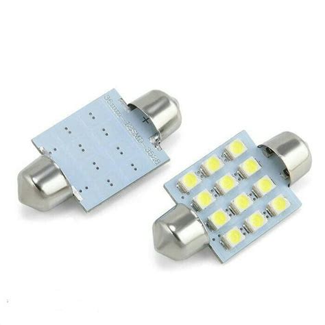 Jual Lampu Led Plafon Mobil Kabin Interior 31mm 12 Led Cob Super Terang