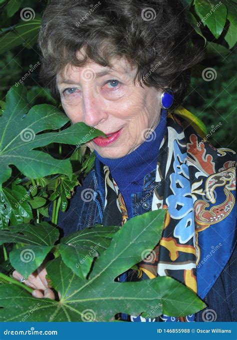 Mature Female Senior Expressions Stock Photo Image Of Style