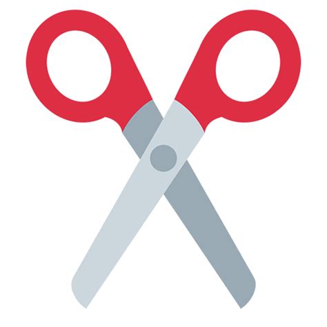 Black Scissors Emoji for Facebook, Email & SMS | ID#: 9868 | Emoji.co.uk