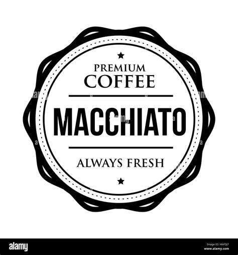 Coffee Macchiato Vintage Stamp Stock Vector Image And Art Alamy