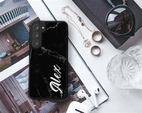 Midnight Marble iPhone 15 Plus Case