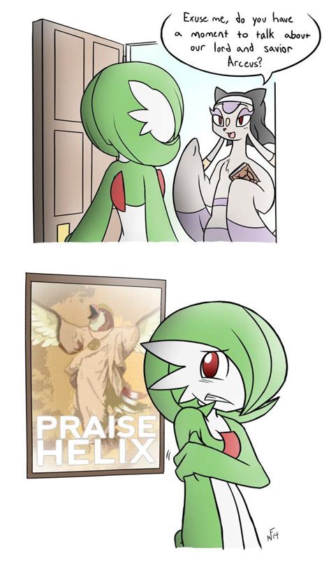 The other side has mega Gallade Drawing Gardevoir from behind is HARD. #pokemonjokes Pokemon Mew ...