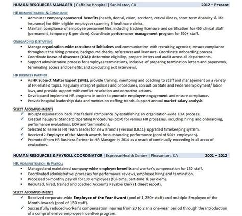 Previous Work Experience Examples For A Resume Career Sidekick