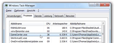 Gamecenter Exe Windows Prozess Was Ist Das