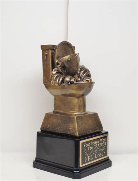 Fantasy Football Trophy League Loser Trophy Ffl Last Place Etsy