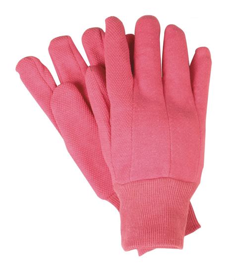 Jersey Mini Grip Pink Gardening Gloves Smiths Orchard Garden Centre