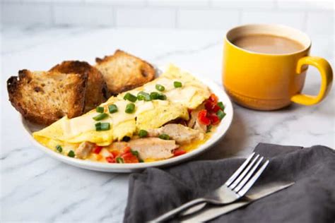 Leftover Turkey Omelette Golden Truffle