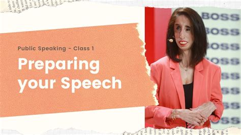 Preparing Your Speech Class 1 Youtube