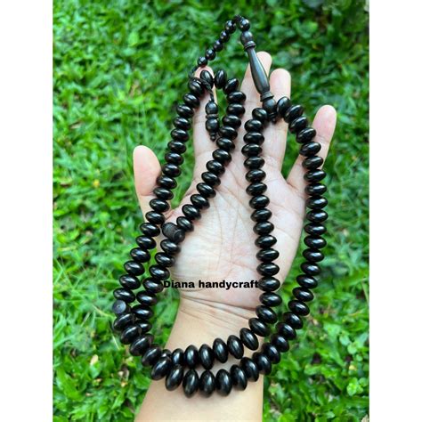 Jual Tasbih Kayu Bertuah Gali Kelor Hitam Tasbe Kayu Galih Kelor