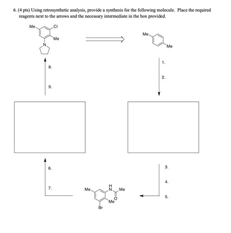 Solved Using Retrosynthetic Analysis Provide A Synthesis Chegg