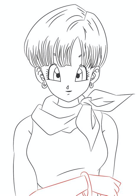 How To Draw Bulma From Dragon Ball Easy Step By Step Storiespub