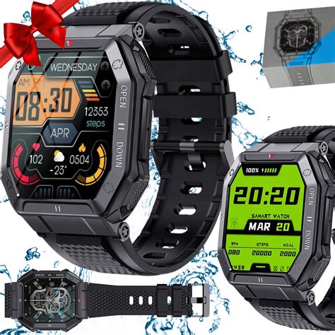 Smartwatch Zegarek M Ski Premium Wodoodporny Rozmowy Fit Sport