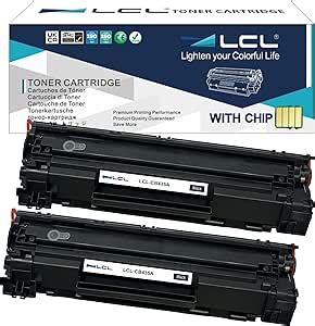 LCL Compatible For HP 35A CB435A 2000Pages High Yield 2 Pack Black