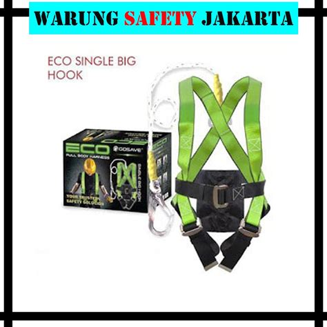 Jual Safety Belt Full Body Harness Single Big Hook Eco Gosave Shopee