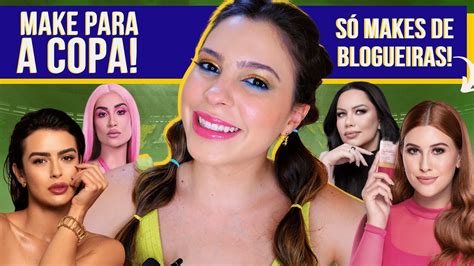 MAKE PARA COPA APENAS PRODUTOS DE BLOGUEIRAS LINHA NIINA SECRETS