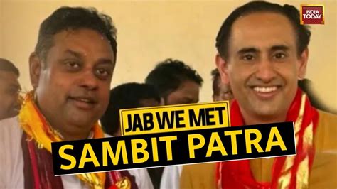 Jab We Met With Rahul Kanwal Bjps Puri Candidate Sambit Patra