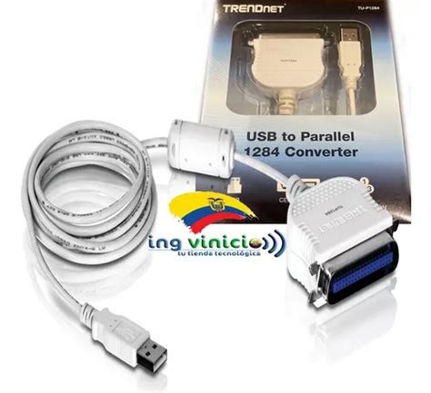 Cable Convertidor Trendnet Usb A Paralelo Centronic Tu P1284 MercadoLibre