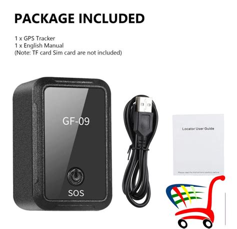 Gf Mini Gps Ure Aj Za Pra Enje Auta Tracker Lokator Gf Mini Gps