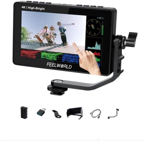 FEELWORLD F5 Prox 5 5 Inch High Bright 1600 Nits Touch Screen DSLR