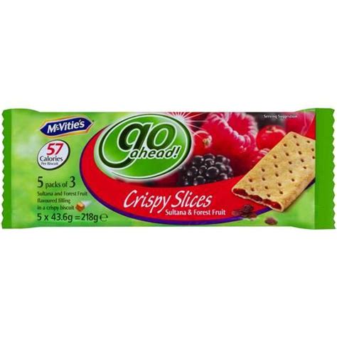 Mcvities Go Ahead Crispy Slices Sultana & Forest Fruit (5x3p) Ratings ...