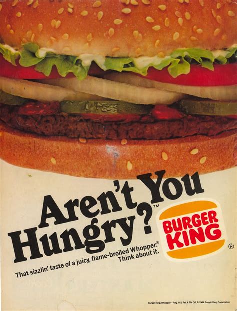 Burger King's Whopper Through the Years