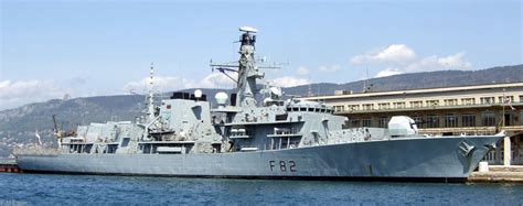 HMS Somerset F 82 Type 23 Duke class Guided Missile Frigate Royal Navy ...