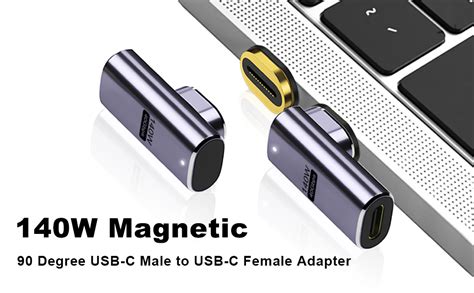 Amazon AreMe 140W Magnetic 90 Degree Adapter 2 Pack Right Angle