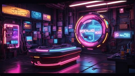 Neon Nexus Ein Cyberpunk Labor F R Futuristische Erfindungen Und