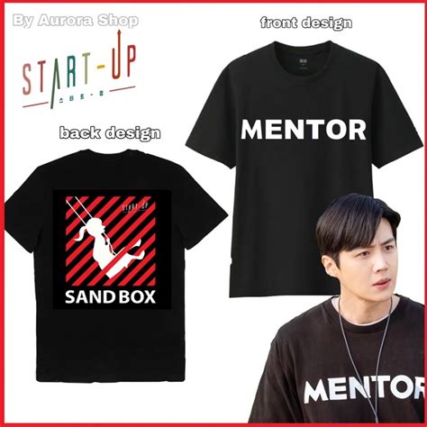 Jual Kaos Start Up Mentor Han Jipyeong Sandbox Kdrama Shopee Indonesia