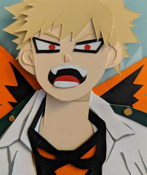 Katsuki Papercraft Boku No Hero Anime My Hero Academia Midoriya Izuku