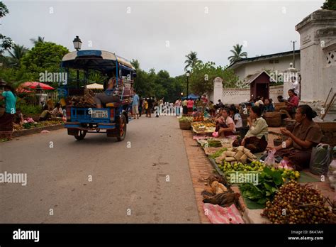 Street Food Market Luang Prabang Laos Stock Photo Alamy