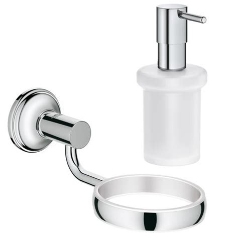 Grohe Essentials Authentic Set D Accessoiresavec Support Et