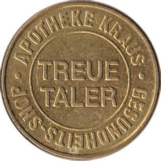 Treue Taler Apotheke Kraus Federal Republic Of Germany Numista