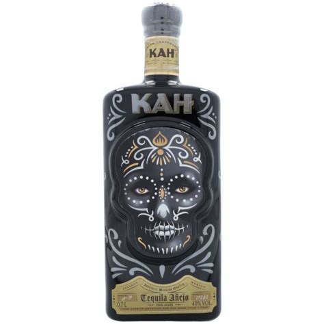 Kah Tequila Añejo Square Bottle 07l 40 Vol Rare Bottle Design Kah Tequila Tequila