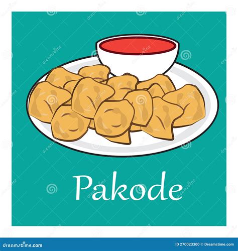 Vada Pav Logo Street Food Vector Mumbai Bun Bread
