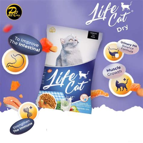 Promo Petshop LIFE CAT Makanan Kucing 1 Kg Diskon 65 Di Seller