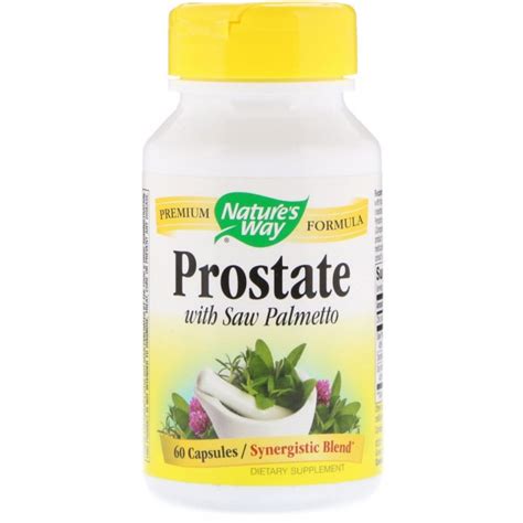 Prostate With Saw Palmetto 60 Capsules By Nature S Way