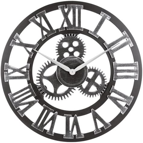 Industrial Wall Clock Gear Wall Clock Industrial Clock Wall Wall Clock