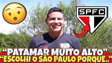 Olha O Que O James Rodr Guez Falou Em Sua Primeira Entrevista Como