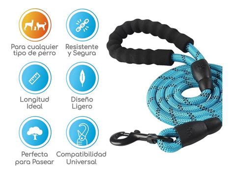 Correas Para Perro Grande De Nylon Entrenamiento Resistente